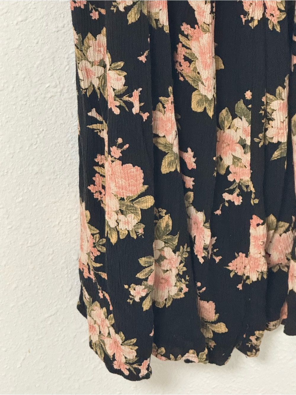 American Eagle Outfitters Black Floral Maxi Romper - Picture 4 of 14